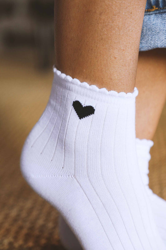 chaussettes cœur made in france