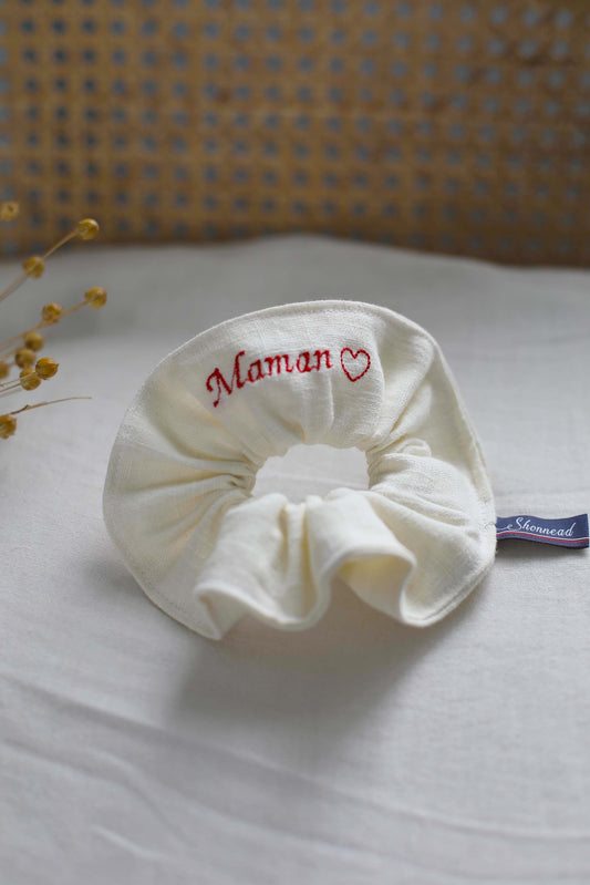 Chouchou 100% Lin - Broderie Maman ❤️ - Shonnead