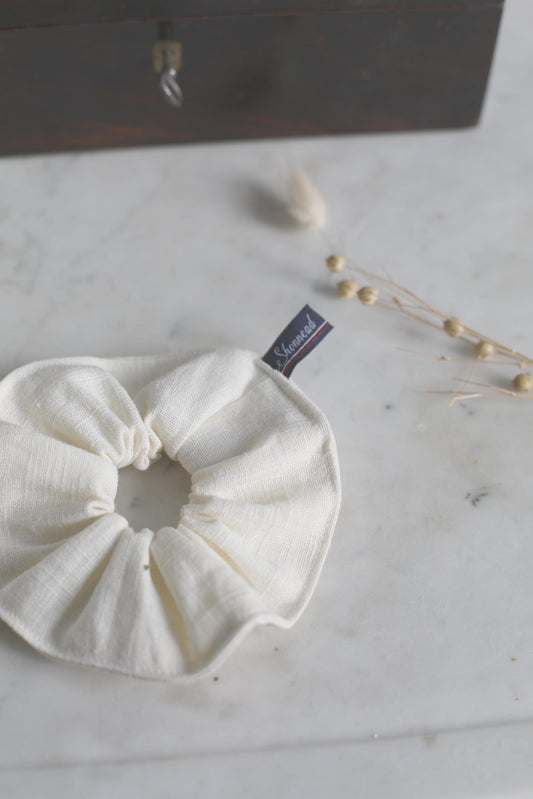 Chouchou 100% Lin blanc - L'Authentique - Shonnead