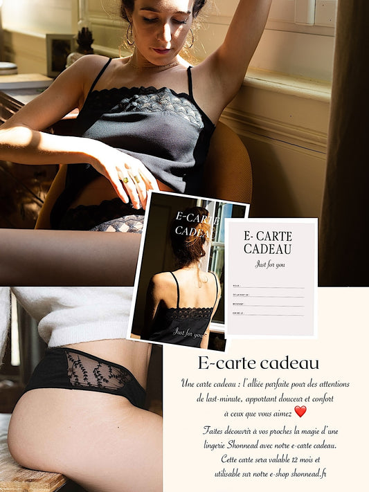 E-Carte cadeau culotte menstruelle