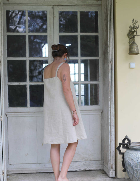 ROBE EN LIN NATUREL L'ESSENTIELLE