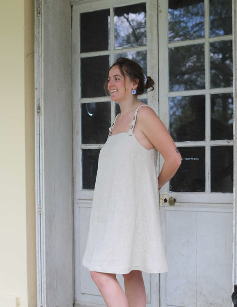 ROBE EN LIN NATUREL L'ESSENTIELLE