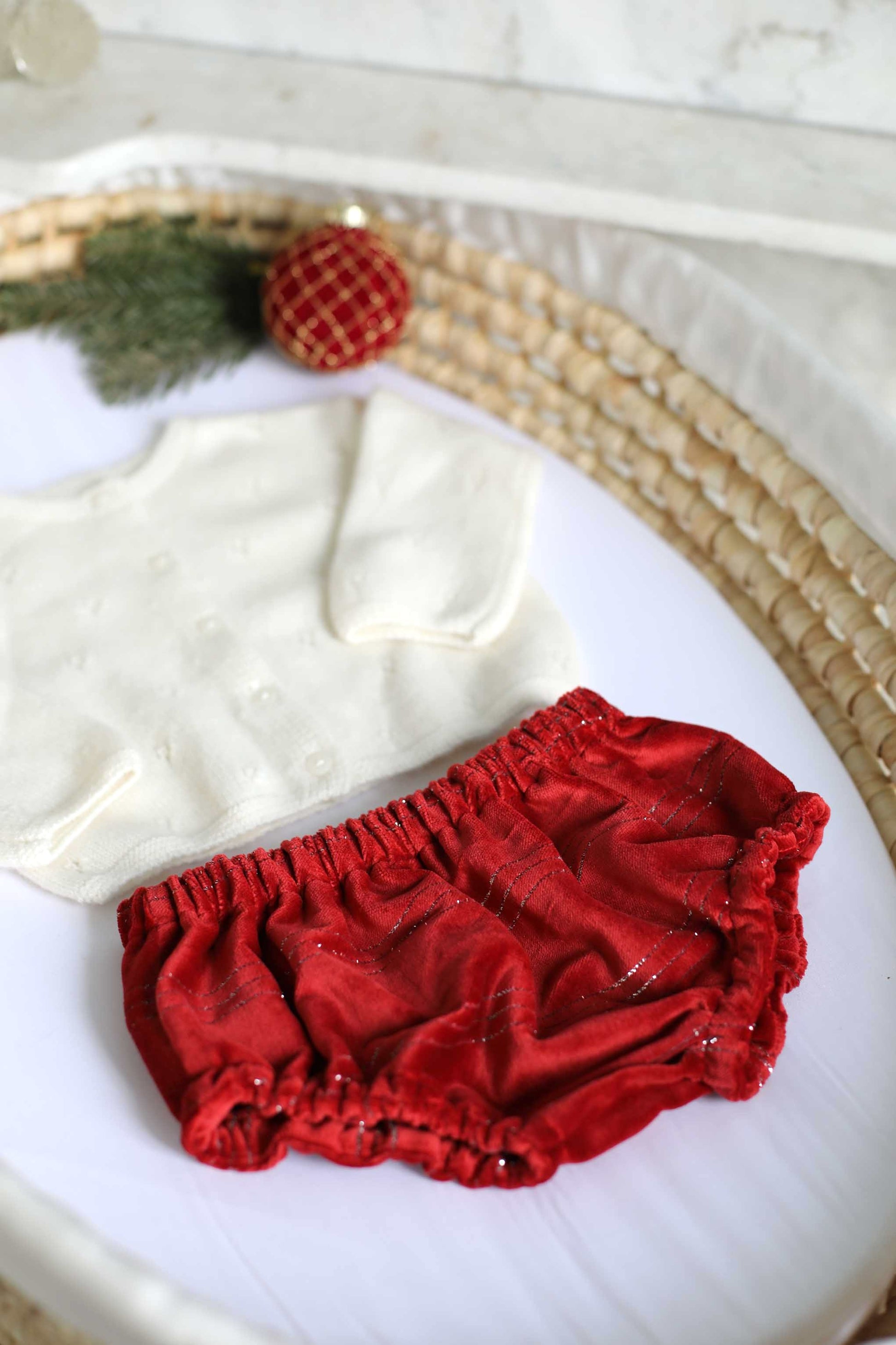 Bloomer velour rouge