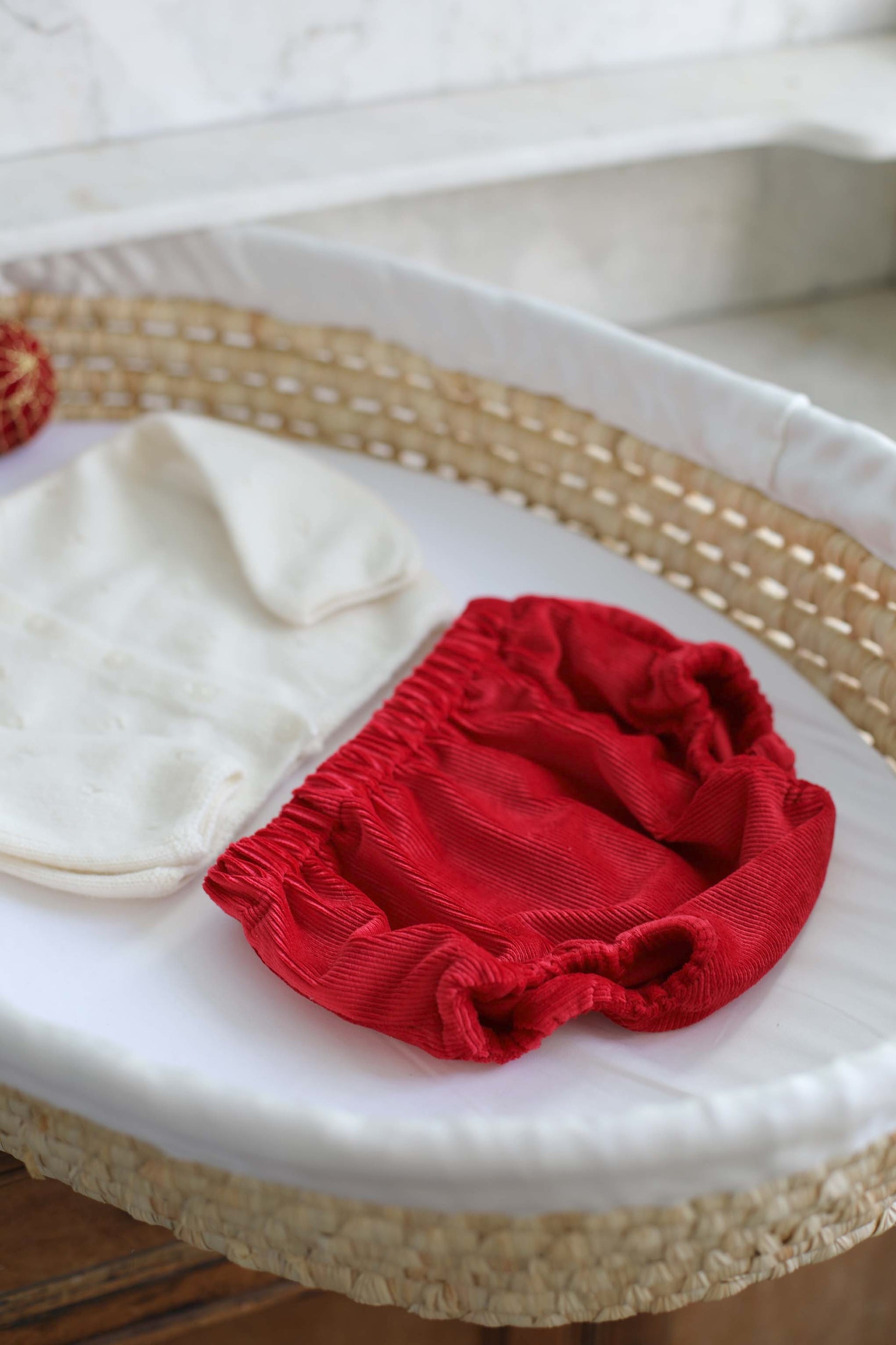 bloomer en velour rouge