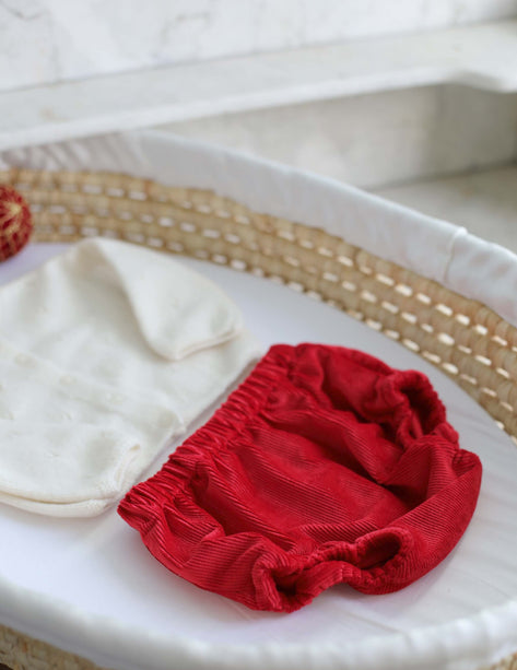 bloomer en velour rouge