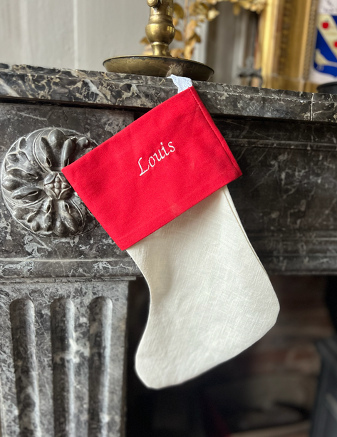 Chaussette de Noël en Lin - Édition Limitée