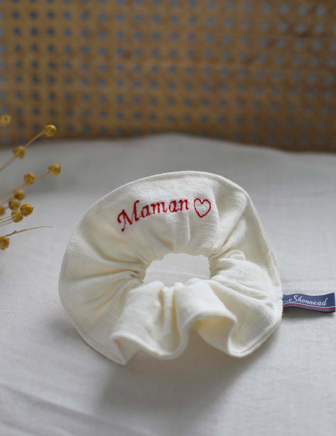 Chouchou 100% Lin - Broderie Maman ❤️ - Shonnead