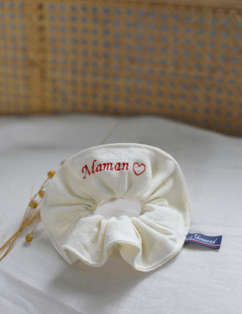 Chouchou 100% Lin - Broderie Maman ❤️ - Shonnead
