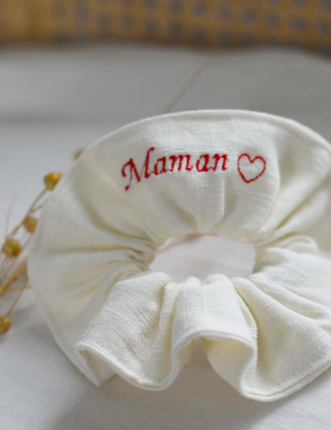Chouchou 100% Lin - Broderie Maman ❤️ - Shonnead