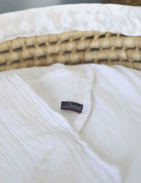 Lange brodé linge d’antan – Personnalisable